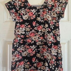 Japna Black Floral Blouse